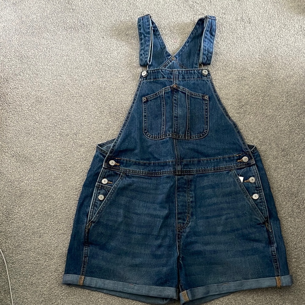 Old Navy blue Jean overalls
